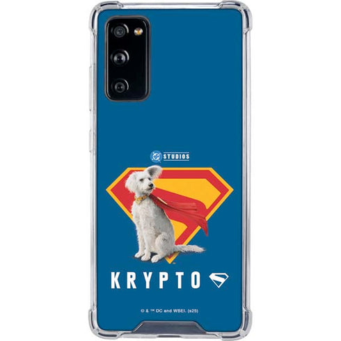 Superman 2025 Krypto the Super Dog Galaxy S20 FE Clear Case
